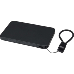 Power bank personalizable con fijación magnética y cordón 5.000 mAh color negro segunda vista