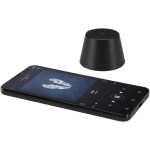 Altavoz magnético compacto con acabado en aluminio y potencia 3W color negro tercera vista
