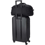 Bolsa de viaje con compartimentos y correa extraíble 40L Thule color negro cuarta vista