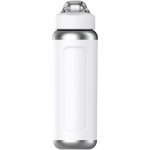 Botella de agua aislada al vacío de doble pared 710ml Stanley color blanco segunda vista trasera