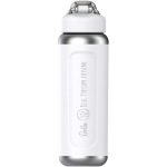 Botella de agua aislada al vacío de doble pared 710ml Stanley color blanco vista impresa logo 2