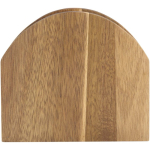 Servilletero de madera de acacia natural ideal para mesa color madera segunda vista frontal