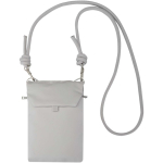 Bolsa organizadora accesorios resistente al agua con RFID color gris claro segunda vista frontal