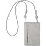 Bolsa organizadora accesorios resistente al agua con RFID color gris claro segunda vista trasera