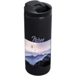 Vaso térmico doble pared hermético con tapa fliptop 350ml Stanley color negro