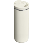 Vaso térmico doble pared hermético con tapa fliptop 350ml Stanley color beige segunda vista trasera