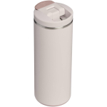 Vaso térmico doble pared hermético con tapa fliptop 350ml Stanley color rosa claro segunda vista trasera