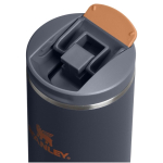 Vaso térmico doble pared con tapa hermética 470ml Stanley color azul grisáceo vista detalle 1