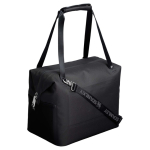 Bolsa nevera con bolsillo malla y cierre cremallera 20 latas Stanley color negro tercera vista trasera