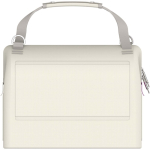 Bolsa nevera con bolsillo malla y cierre cremallera 20 latas Stanley color beige segunda vista trasera