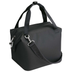 Bolsa nevera mini con cremallera resistente para 10 latas Stanley color negro tercera vista trasera