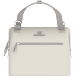 Bolsa nevera mini con cremallera resistente para 10 latas Stanley color beige segunda vista frontal