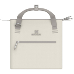 Bolsa nevera mini con cremallera resistente para 10 latas Stanley color beige tercera vista frontal