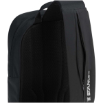 Bolsa bandolera urbana con bolsillos y correa acolchada 9L color negro vista detalle 1