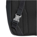 Bolsa bandolera urbana con bolsillos y correa acolchada 9L color negro vista detalle 2