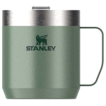 Taza térmica con tapa antisalpicaduras acero inox 350ml Stanley color verde oscuro segunda vista frontal