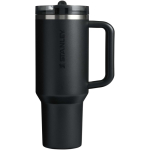 Vaso térmico con pajita abatible a prueba de fugas 1,18L Stanley color negro segunda vista frontal