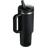Vaso térmico con pajita abatible a prueba de fugas 1,18L Stanley color negro segunda vista trasera