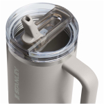 Vaso térmico con pajita abatible a prueba de fugas 1,18L Stanley color gris vista detalle 1
