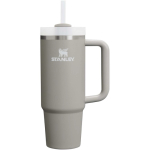 Vaso termo con tapa giratoria y pajita reutilizable 890ml Stanley color gris