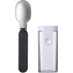 Cuchara plegable con estuche protector que no contiene BPA Mepal color negro