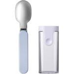 Cuchara plegable con estuche protector que no contiene BPA Mepal color azul