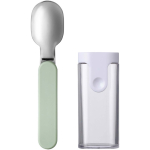 Cuchara plegable con estuche protector que no contiene BPA Mepal color verde manzana