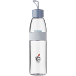 Botella de agua hermética con presilla integrada 700ml Mepal color azul vista impresión tampografía