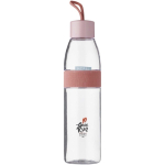Botella de agua hermética con presilla integrada 700ml Mepal color rosa vista impresión tampografía