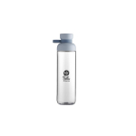 Botella de agua con tapa abatible antigoteo 900ml Mepal color azul vista impresión tampografía