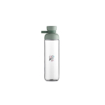 Botella de agua con tapa abatible antigoteo 900ml Mepal color verde manzana vista impresión tampografía