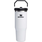 Vaso térmico con pajita abatible a prueba de fugas 890ml Stanley color blanco