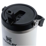 Vaso térmico con pajita abatible a prueba de fugas 890ml Stanley color blanco vista detalle 1