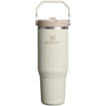 Vaso térmico con pajita abatible a prueba de fugas 890ml Stanley color beige