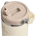 Vaso térmico con pajita abatible a prueba de fugas 890ml Stanley color beige vista detalle 1