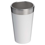 Vaso apilable con doble pared y aislamiento al vacío 470ml Stanley color blanco segunda vista trasera