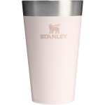 Vaso apilable con doble pared y aislamiento al vacío 470ml Stanley color rosa claro