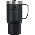 Taza térmica de acero inox con tapa antisalpicaduras 710ml Stanley color negro