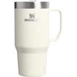Taza térmica de acero inox con tapa antisalpicaduras 710ml Stanley color beige