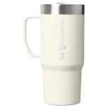 Taza térmica de acero inox con tapa antisalpicaduras 710ml Stanley color beige vista impresa logo 2