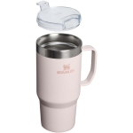 Taza térmica de acero inox con tapa antisalpicaduras 710ml Stanley color rosa claro segunda vista