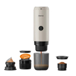 Cafetera portátil presión 15bar y recargable 80ml Prixton color beige segunda vista