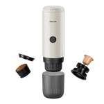Cafetera portátil presión 15bar y recargable 80ml Prixton color beige tercera vista