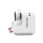 Cámara instantánea infantil con impresión 1.300 mAh Prixton color blanco vista lateral