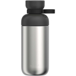 Botella de agua con doble abertura y tapón a rosca 500ml Mepal color negro segunda vista frontal