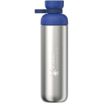 Botella con doble apertura y tapa antifugas 900ml Mepal color azul pastel vista impresa logo 2