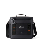 Nevera portátil con correa ajustable y bolsillos Nordic Drift Storm10L color negro vista de impresión