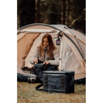 Nevera portátil grande con forro antiderrames Nordic Drift Storm 20L color negro vista de ambiente