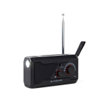 Radio de emergencia con powerbank Nordic Drift Titan 4000mAh color negro tercera vista