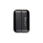 Calentador manos magnético con powerbank Nordic Drift Everest 6000mAh color negro vista con logo